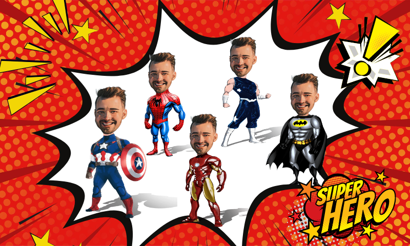 Turn Your Selfie into a Cartoon Avatar to Try Your Superhero Self