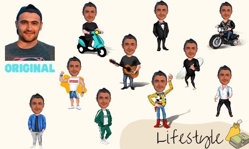 Crafting Your Lifestyle by AI Cartoon Avatars
