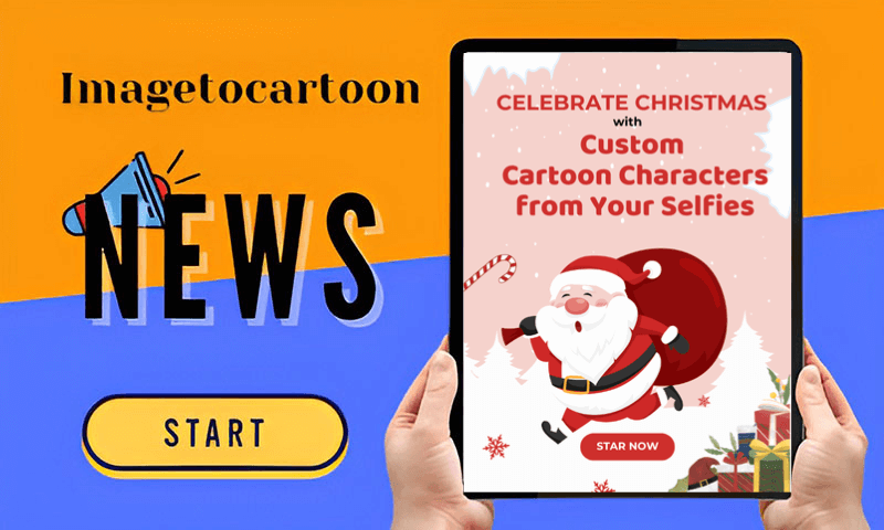 Celebrate Christmas with Custom Cartoon Characters from Your Selfies